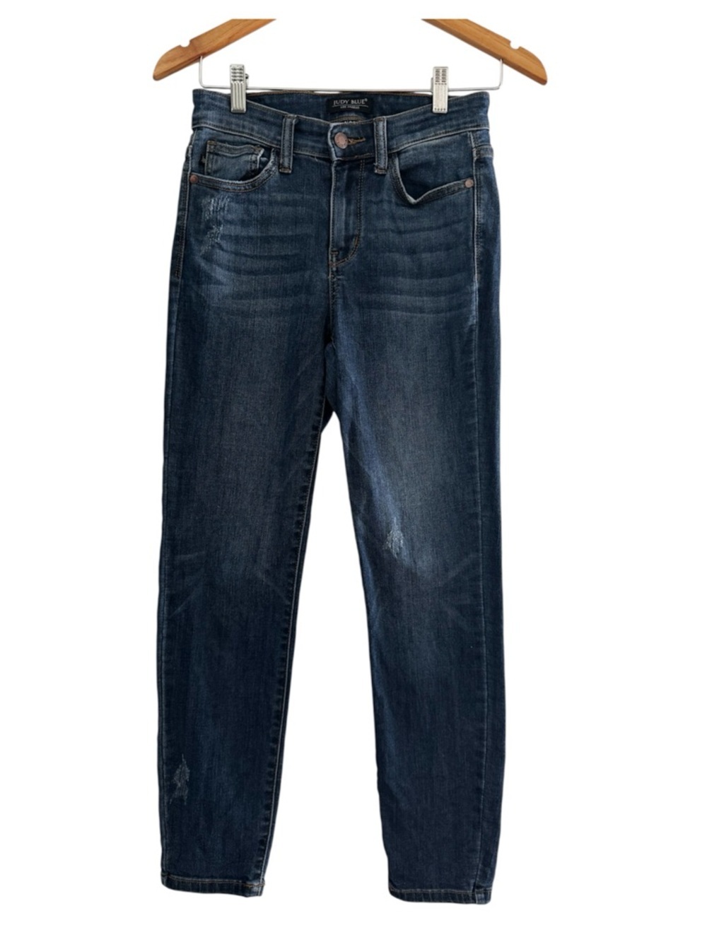 Judy Blue Jeans Relaxed Fit Dark Wash Stretch Denim Size 25